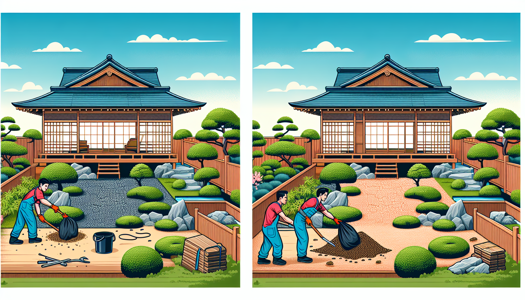 庭のリフォームで出た砂利の処分方法