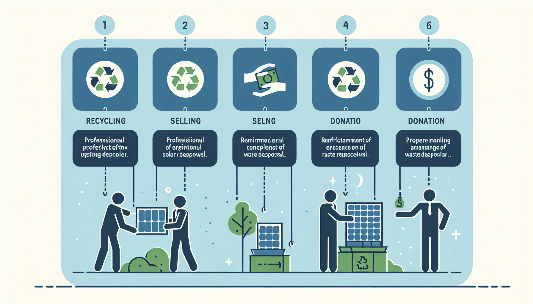 太陽光パネルの処分方法5選！正しい廃棄の手順を解説