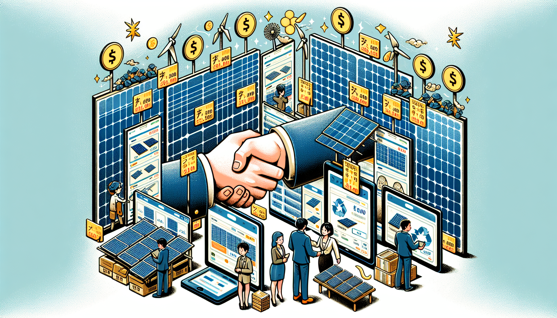 太陽光パネルを売ることはできる？買取相場と売却方法