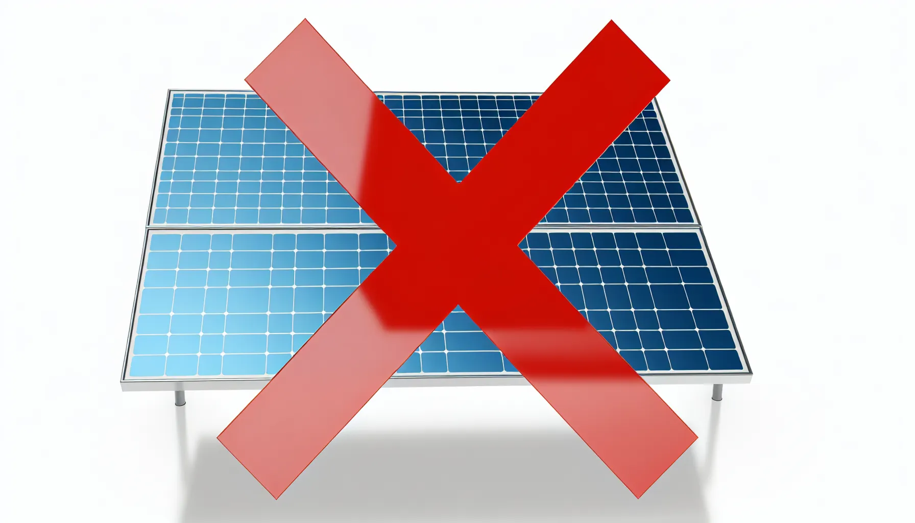 太陽光パネルは粗大ごみとして処分できないことを示す解説図。