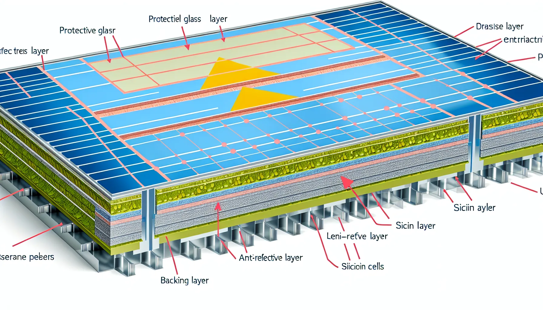 太陽光パネルに含まれる有害物質の種類と適正処理の重要性を解説。
